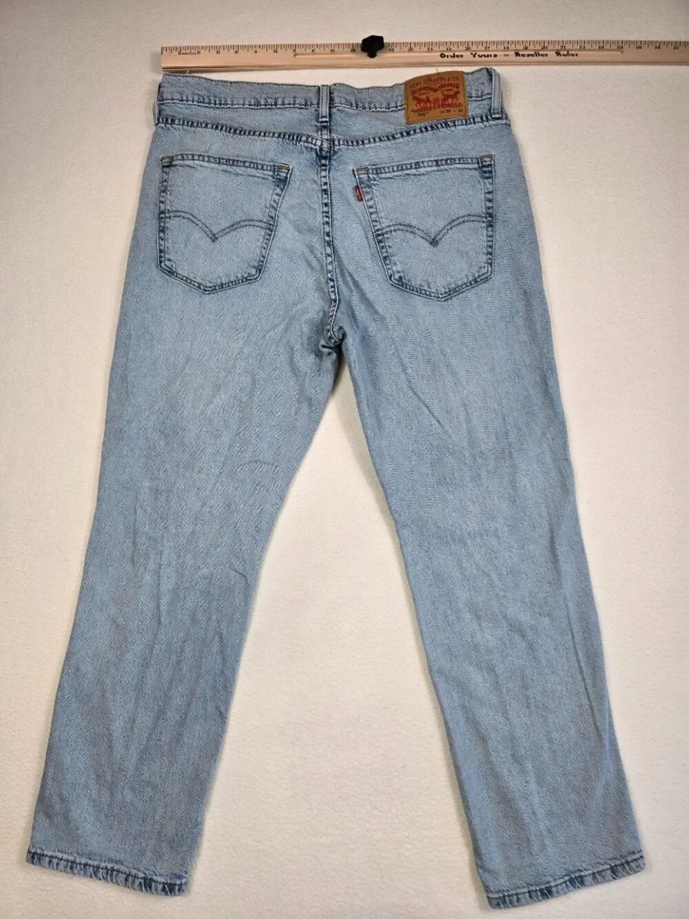 Levis 541 Athletic Fit Jeans W36 L30 Light Wash Denim